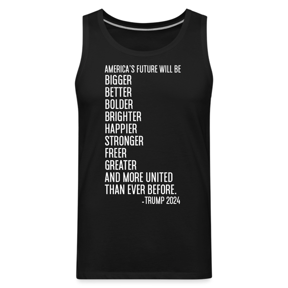 Men's Brighter Future Tank Top - black