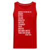 Men's Brighter Future Tank Top - red