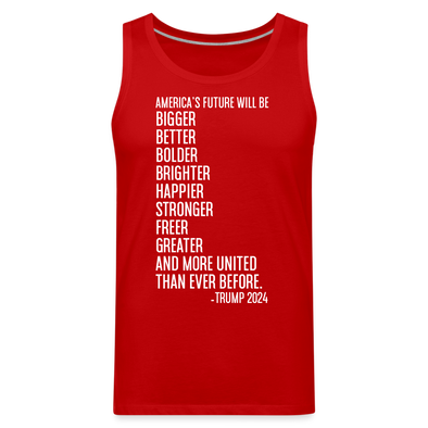 Men's Brighter Future Tank Top - red