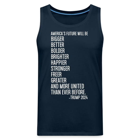 Men's Brighter Future Tank Top - deep navy