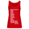 Women's Brighter Future Tank Top - red