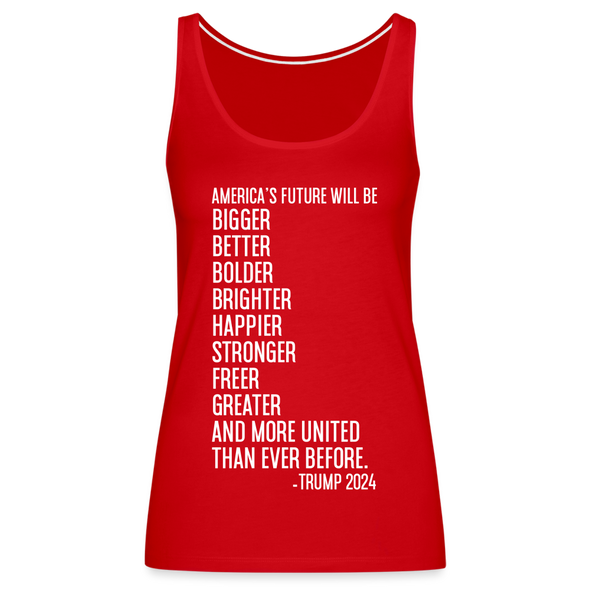 Women's Brighter Future Tank Top - red