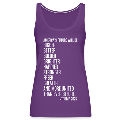 Women's Brighter Future Tank Top - purple