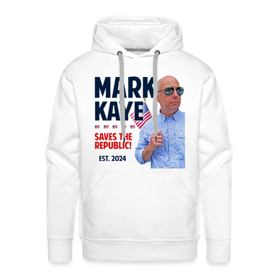 Mark Kaye Saves the Republic Hoodie - white