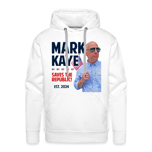 Mark Kaye Saves the Republic Hoodie - white