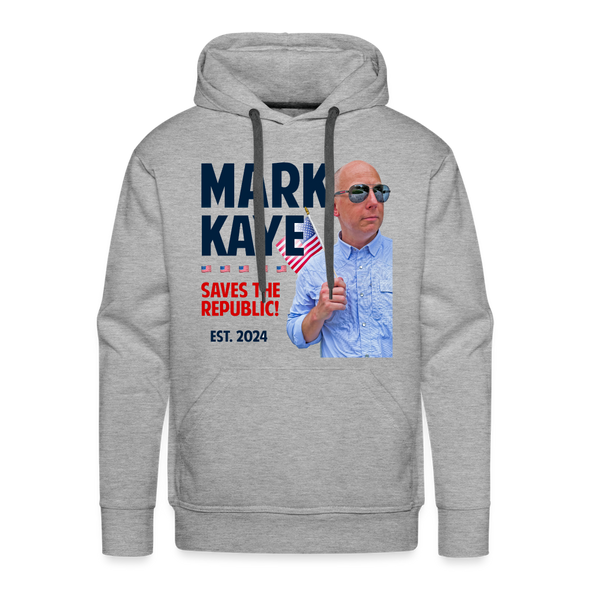 Mark Kaye Saves the Republic Hoodie - heather grey