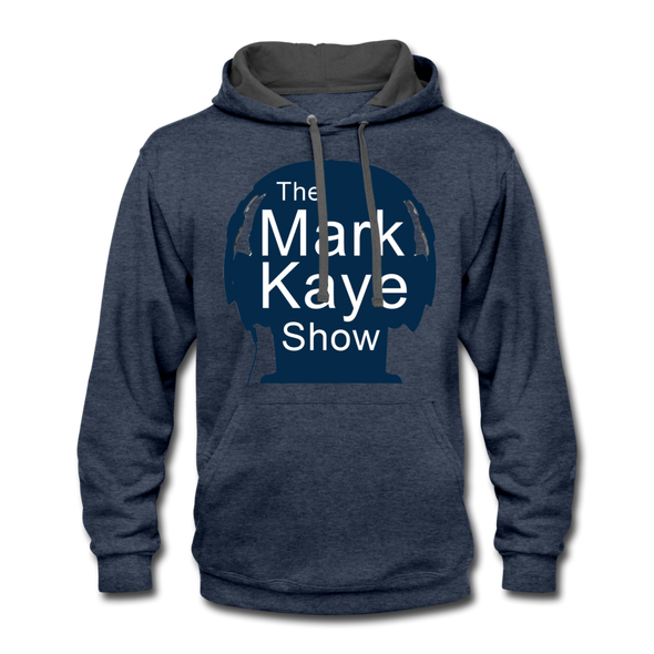 Mark Kaye Show Blue/Gray Hoodie - indigo heather/asphalt