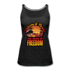 WOMEN'S OASIS OF FREEDOM TANK - charcoal gray