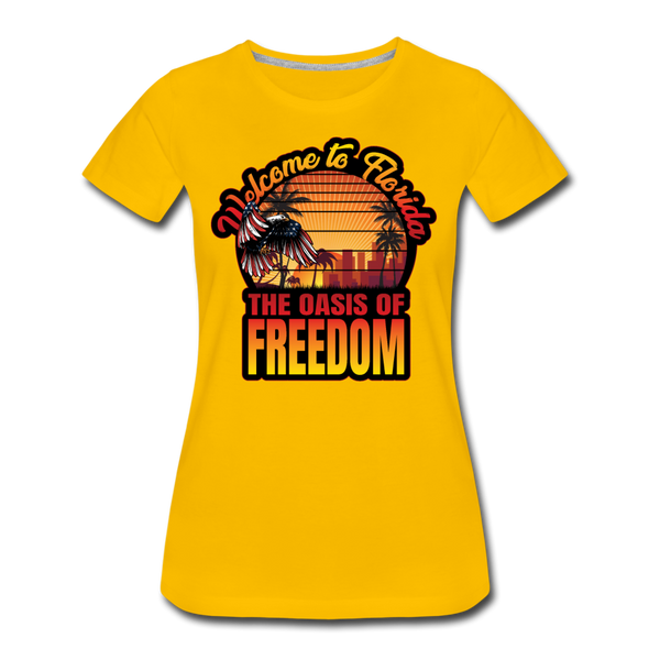 OASIS OF FREEDOM - sun yellow