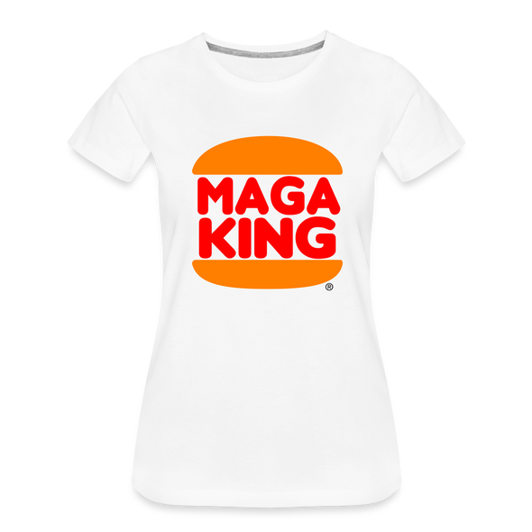 MAGA KING Women's Tee - white