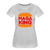 MAGA KING Women's Tee - heather gray