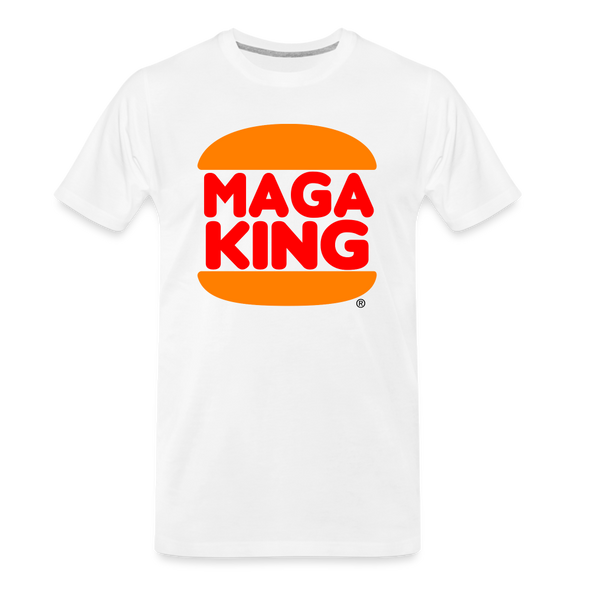 MAGA KING Official T-Shirt - white