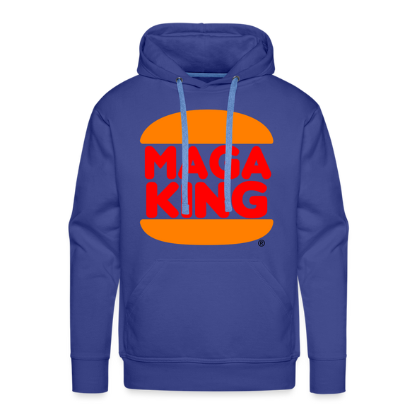 MAGA KING Men's Hoodie - royal blue