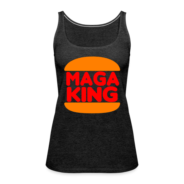 MAGA KING Women's Tank - charcoal grey