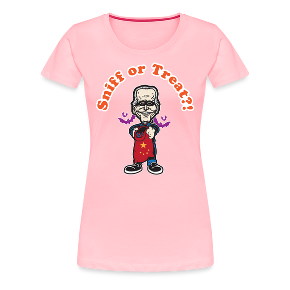 Sniff or Treat Women's Tee - pink