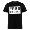 FREE TRUMP White Logo - black