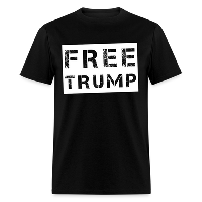 FREE TRUMP White Logo - black