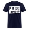 FREE TRUMP White Logo - navy
