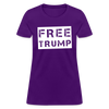 Women's FREE TRUMP Tee - purple