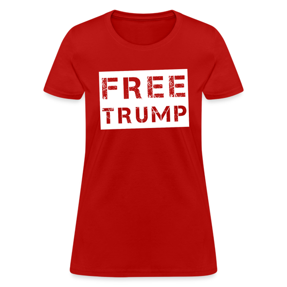 Women's FREE TRUMP Tee - red
