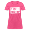 Women's FREE TRUMP Tee - heather pink