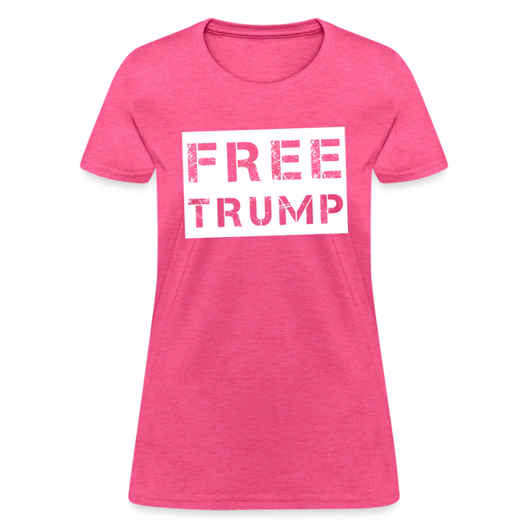 Women's FREE TRUMP Tee - heather pink