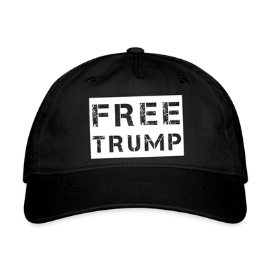 FREE TRUMP Organic Hat - black
