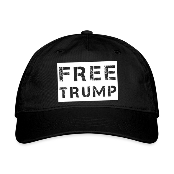 FREE TRUMP Organic Hat - black